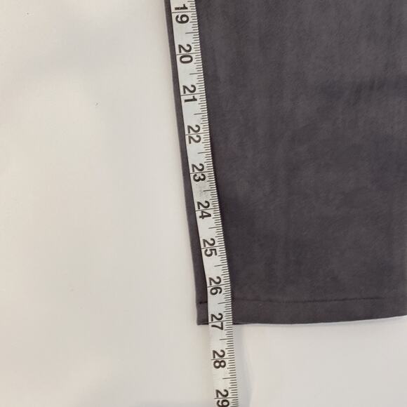 Chico’s Women’s Gray Faux Suede Leggings Luxe EUC Sz 16 Polyester Elastic Waist - Picture 9 of 10